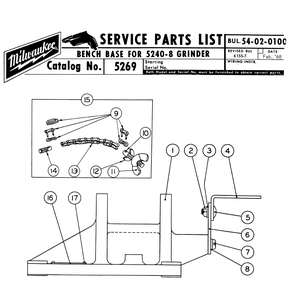 Part Location Diagram of 44-14-0070 Milwaukee Connecting link