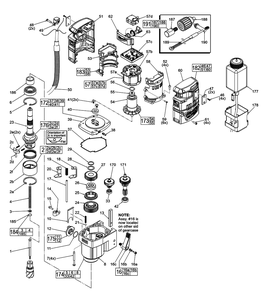Part Location Diagram of 32-75-0018 Milwaukee Spindle