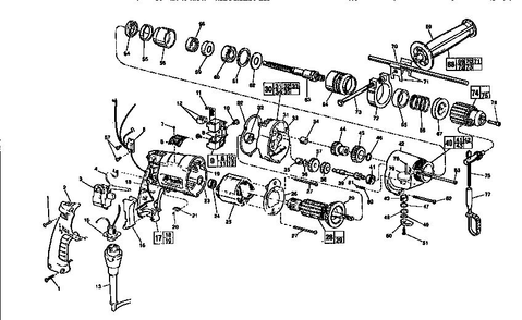 Part Location Diagram of 38-50-5295 Milwaukee Spindle