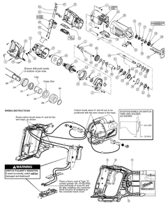 Fig-0 Diagram and Parts List for 0719-22  Milwaukee Saw