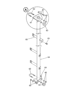 Part Location Diagram of 43-98-0400 Milwaukee Tension Knob