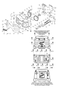 Fig-1 Diagram and Parts List for 49-24-0280  Milwaukee Radio