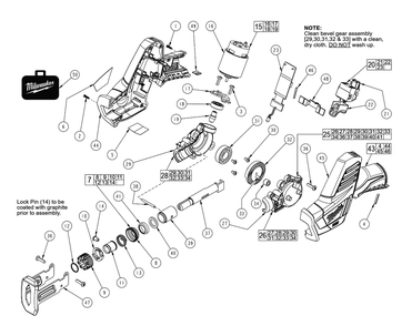 Part Location Diagram of 10-15-0956 Milwaukee Warning label