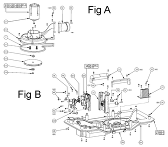 Fig-1 Diagram and Parts List for 0880-20 B34B Milwaukee Utility Vacuum