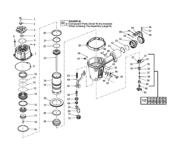 Fig-0 Diagram and Parts List for 7200-20 G98A Milwaukee Nailer