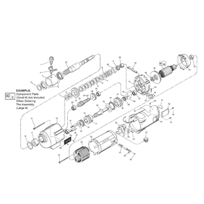 Fig-0 Diagram and Parts List for 4004-20 841B Milwaukee Drill