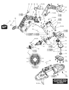 Fig-0 Diagram and Parts List for 2629-20  Milwaukee Saw