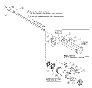 Fig-1 Diagram and Parts List for 6560-54 282B Milwaukee Miscellaneous