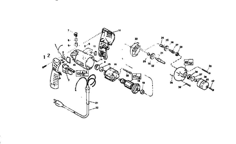 Part Location Diagram of 06-82-7308 Milwaukee Screw
