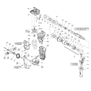 Part Location Diagram of 42-06-0027 Milwaukee Anvil/Striker