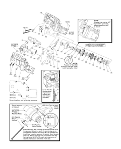 Fig-1 Diagram and Parts List for 2472-20 E21B Milwaukee Nibbler & Shears