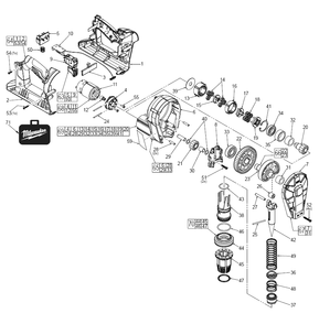 Fig-0 Diagram and Parts List for 2632-20  Milwaukee Planer Jointer