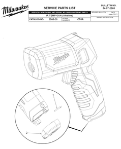 Part Location Diagram of 44-60-0235 Milwaukee Ejector Pin