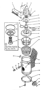 Fig-0 Diagram and Parts List for 8912-2 635-1001 Milwaukee Leaf Blower / Vacuum