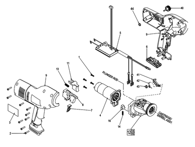 Fig-0 Diagram and Parts List for 6562-51 A63A Milwaukee Miscellaneous