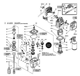 Fig-0 Diagram and Parts List for 4274-21 G85A Milwaukee Electric Drill