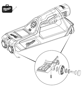 Fig-0 Diagram and Parts List for 2290-20  Milwaukee Miscellaneous