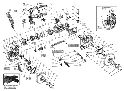 Fig-0 Diagram and Parts List for 6236N  Milwaukee Saw