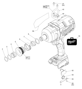 Part Location Diagram of 40-50-0099 Milwaukee Anvil Spring