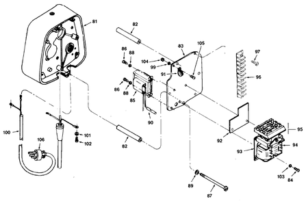 Fig-2 Diagram and Parts List for 9570  Milwaukee Hoist & Winch