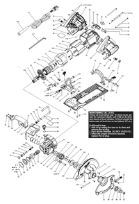 Fig-0 Diagram and Parts List for 6477-20  Milwaukee Saw