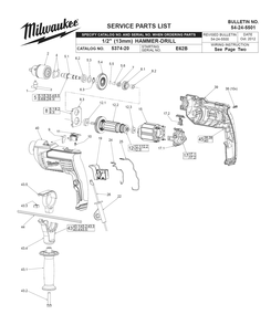 Part Location Diagram of 31-05-5366 Milwaukee Side handle