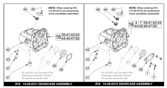 Fig-1 Diagram and Parts List for 6160-31 B75B Milwaukee Angle Grinder