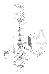 Fig-0 Diagram and Parts List for 0885-20 J75A Milwaukee Canister Vacuum