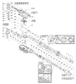 Fig-0 Diagram and Parts List for 5546-21 K61A Milwaukee Hammer Drill
