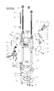 Fig-2 Diagram and Parts List for 5616-24 A19A Milwaukee Router