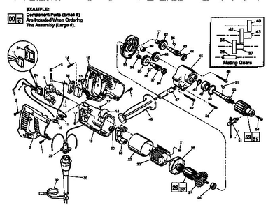 Part Location Diagram of 43-62-0880 Milwaukee Handle