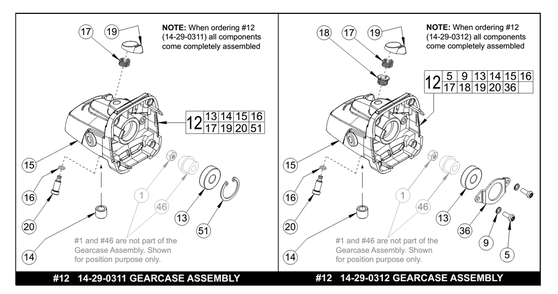 Fig-1 Diagram and Parts List for 6122-30A B65B Milwaukee Angle Grinder