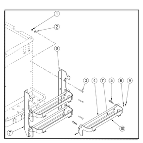 Fig-0 Diagram and Parts List for 48-60-5100  Milwaukee Tool Stand & Cart