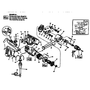 Unit Diagram and Parts List for 11071TYPEH  Milwaukee Drill