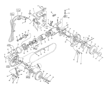 Fig-0 Diagram and Parts List for 6232-51 678F Milwaukee Saw