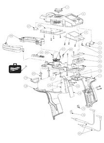 Fig-0 Diagram and Parts List for 2239-20  Milwaukee Miscellaneous