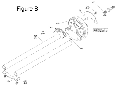 Fig-2 Diagram and Parts List for 2734-20 H17A Milwaukee Miter Saw