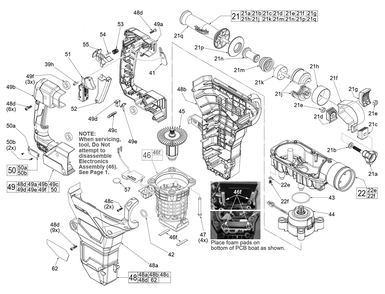 Part Location Diagram of 45-88-0103 Milwaukee Flat Washer