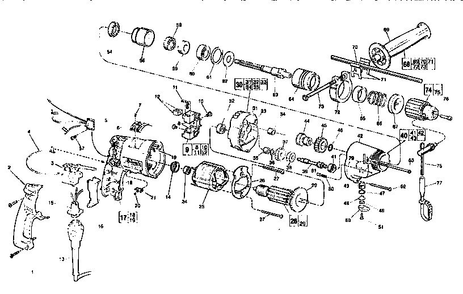 Part Location Diagram of 42-52-1010 Milwaukee Housing