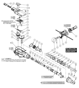 Part Location Diagram of 14-46-0285 Milwaukee Drive Service Kit/Hammers