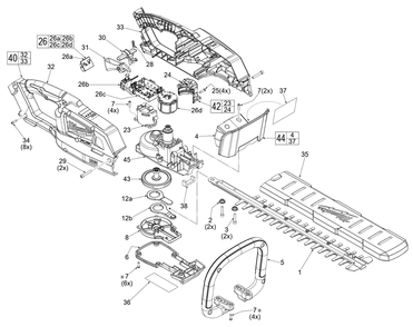 Part Location Diagram of 49-62-0115 Milwaukee Replacement plexiglass lens