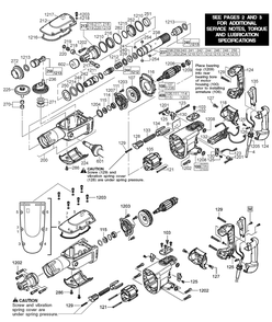 Fig-0 Diagram and Parts List for 5340-21  Milwaukee Hammer Drill