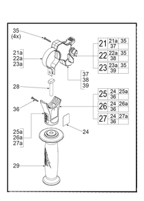 Fig-1 Diagram and Parts List for 2306-22 E82A Milwaukee Dust Collector