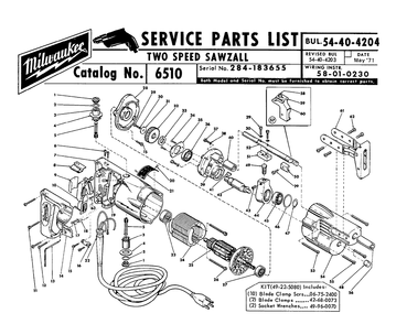 Part Location Diagram of 28-20-3602 Milwaukee Handle cover