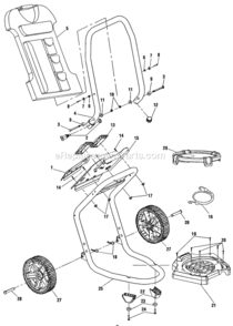 Part Location Diagram of 039747001095 Ryobi Rubber Pad