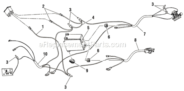 Part Location Diagram of 039748001085 Milwaukee Power Cord, Blower