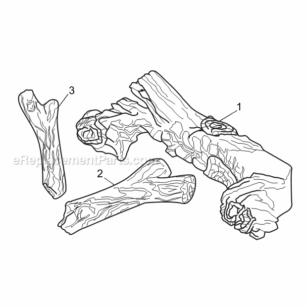 Bdv300 Logs Diagram and Parts List for BDV300  Monessen Fireplace & Insert