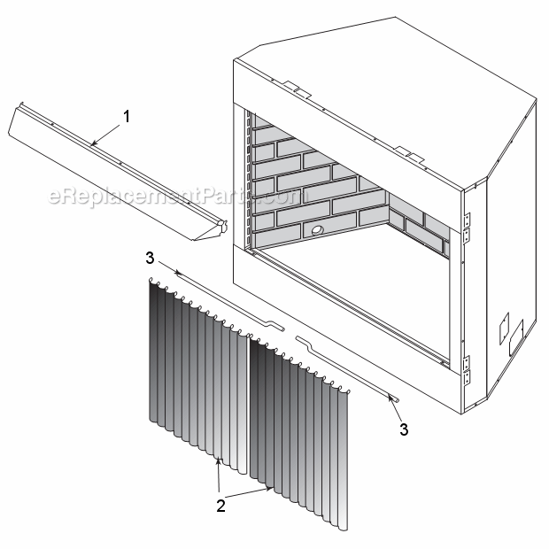 Page A Diagram and Parts List for BUF400  Monessen Fireplace & Insert