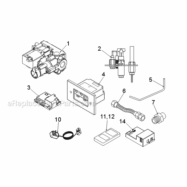 Page B Diagram and Parts List for BVSTNSC B Vent Specialty Series Monessen Fireplace & Insert