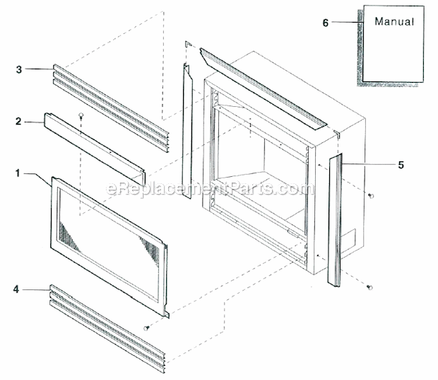 Heatertrim_Parts_List Diagram and Parts List for DF24NTS  Monessen Fireplace & Insert